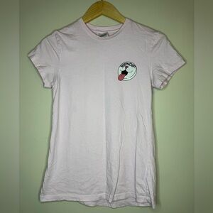 RIPNDIP Graphic Tee Small White Short Sleeve Cat Logo Streetwear